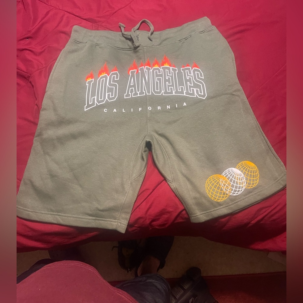 XL green Sweat Shorts!